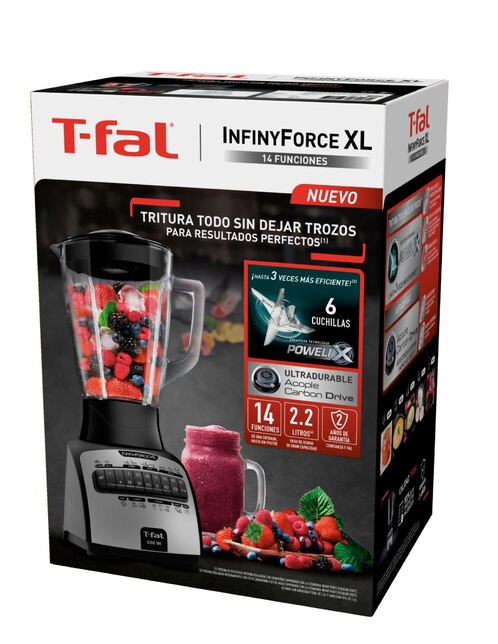 Licuadora T Fal Infiny Force Xl Velocidades Ln Mx