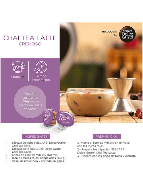 Cápsulas Dolce Gusto® Chai Tea Latte 16 pzs | Bed Bath \u0026 Beyond México