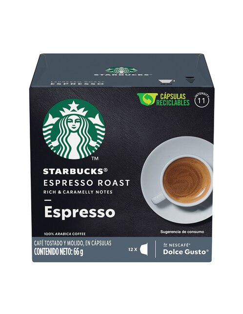 Set de 12 cápsulas Starbucks Dolce Gusto Espresso en Liverpool