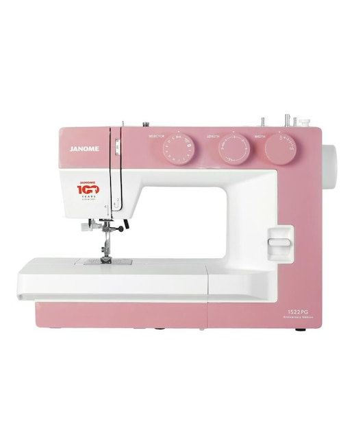 Máquina de coser mecánica de aniversario Janome Modelo 1522PG