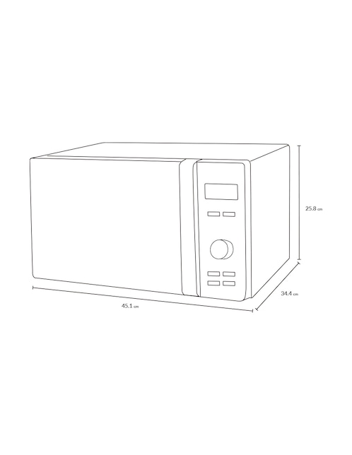 Horno De Microondas Convencional Winia Modelo KOS-61HB 6