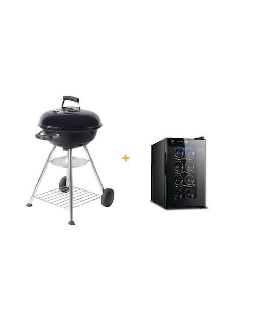 Cava de vinos AC18EV8 8 botellas + Asador