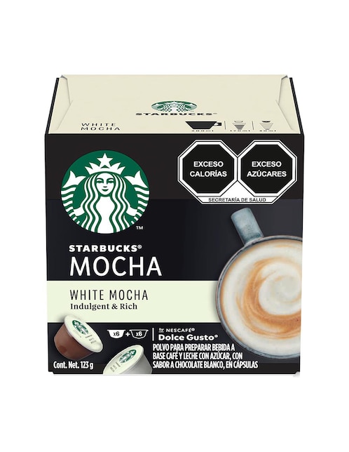 Set de 12 cápsulas Mocha Starbucks Nescafe Dolce Gusto