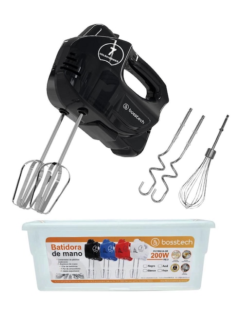 Set batidora Bosstech 7 velocidades Bsed-M4-B