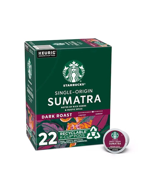 Set de 22 cápsulas especias Starbucks K Cup