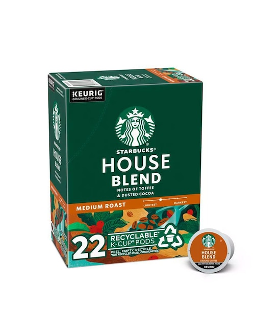 Set de 22 capsulas tostado Starbucks K Cup