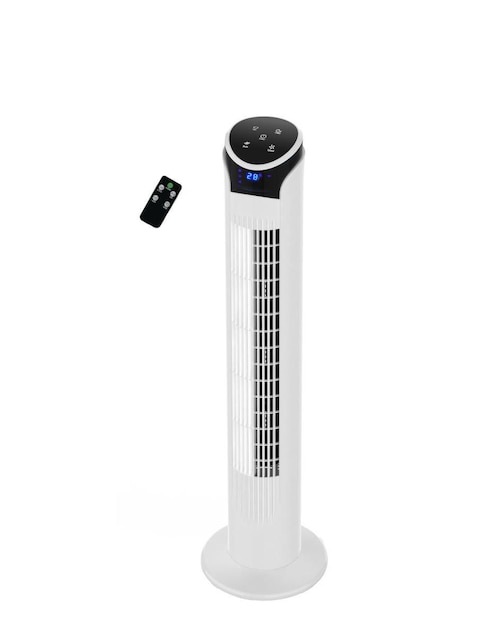 Ventilador de torre Blue Fan con control remoto 3 velocidades
