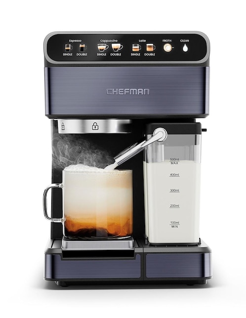 Cafetera espresso Chefman Barista Pro Plus RJ54-BP-BK-I-MX