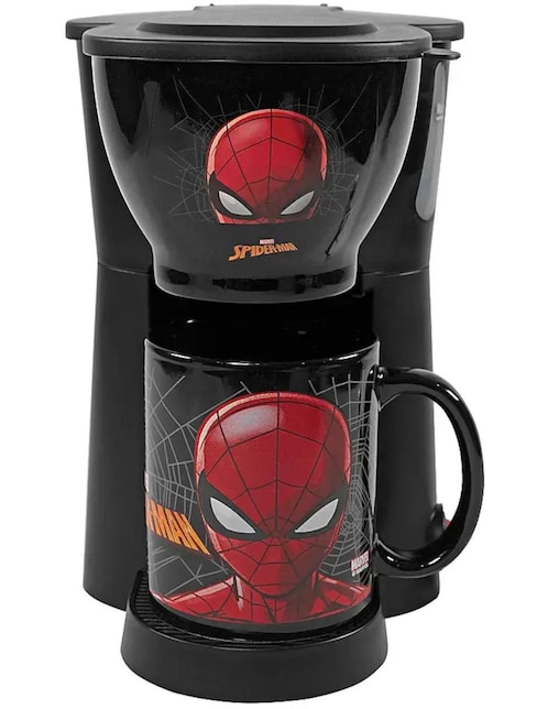 Kit cafetera de goteo Uncanny Brands Spider Man 12135