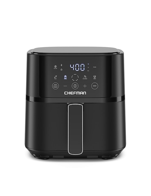 Freidora de aire Chefman 5.7 L Rj38-6T-Black-Ds-Mx