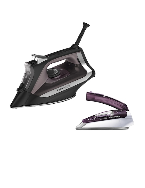 Set de plancha Rowenta suela acero inoxidable