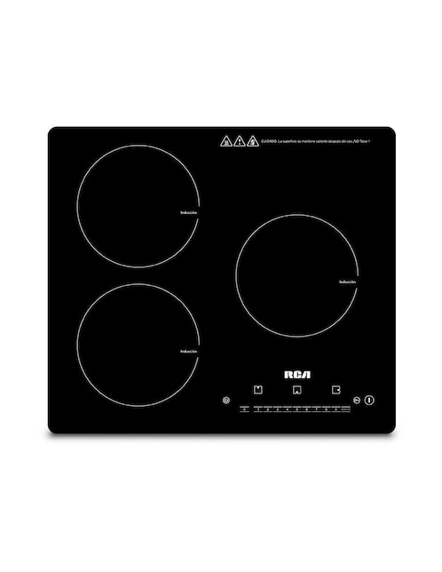 Parrilla de inducción Rca rc-12a6 de cristal templado