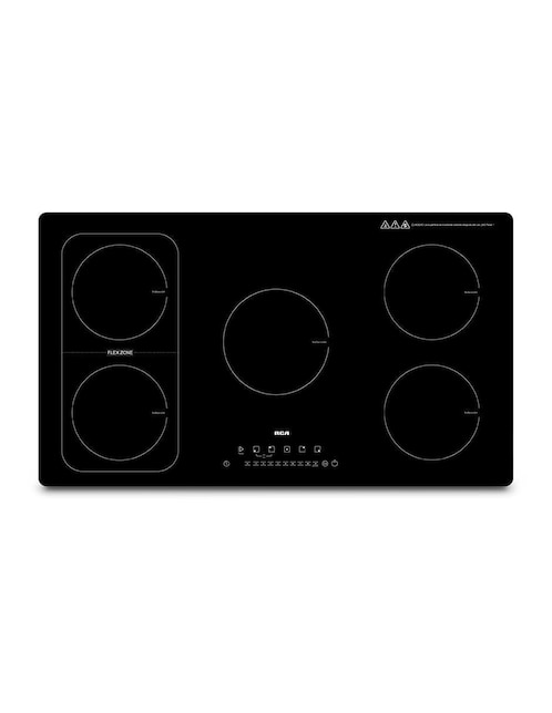 Parrilla de inducción Rca RC-12A15 de cristal templado