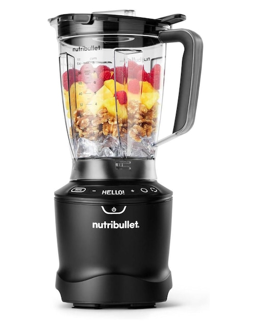 Licuadora Nutribullet Smartsense 5 velocidades 1400 W Negro
