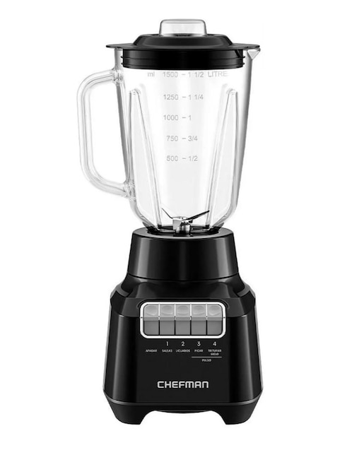 Licuadora Chefman RJ27-15GPI-NE 4 velocidades