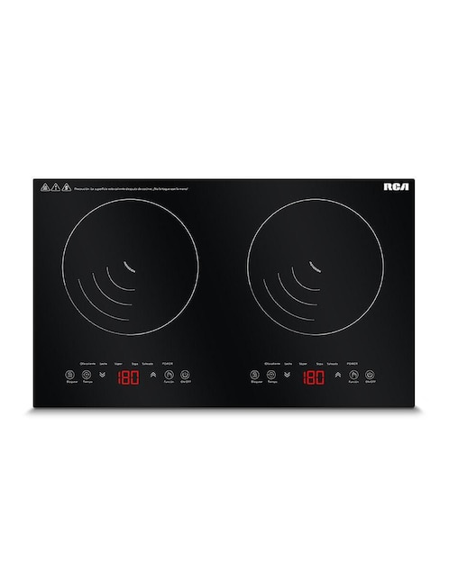 Parrilla de inducción Rca rc-12e2 de vidrio templado