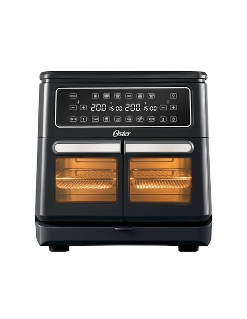 OSTER Freidora de aire con compartimentos doble Oster Diamond Force 11 L CKSTAF11MCDDF