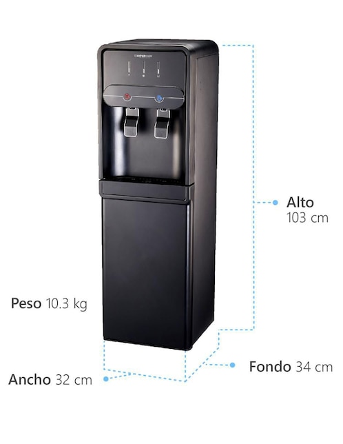 Dispensador de agua eléctrico Hmk ONYXWATER 8