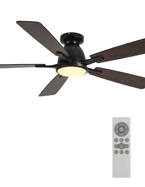 Ventilador de techo Megaluz con control 6 velocidades