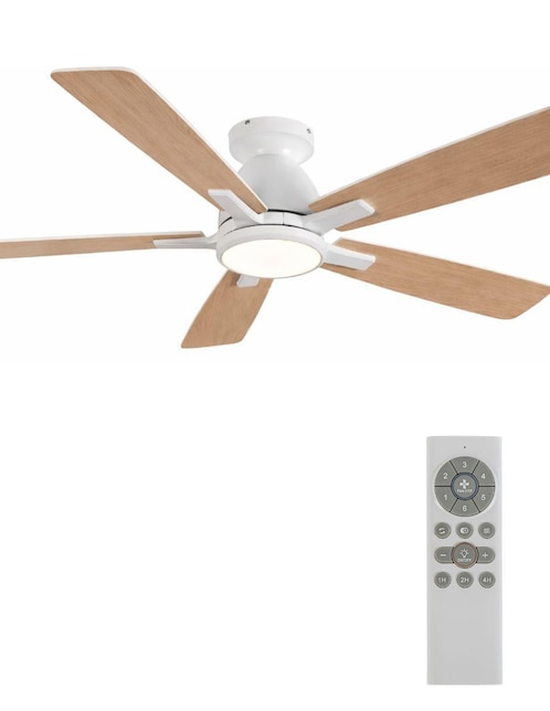 Ventilador de techo Megaluz con control remoto 6 velocidades