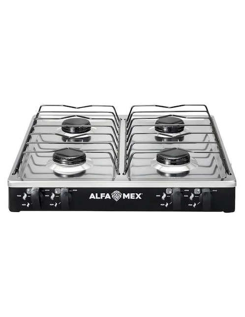 Parrilla de gas 312-4-negro de acero inoxidable Parrilla de gas 312-4-negro de acero inoxidable