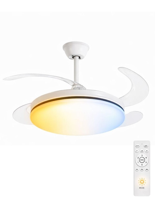 Ventilador de techo Megaluz con control remoto 6 velocidades