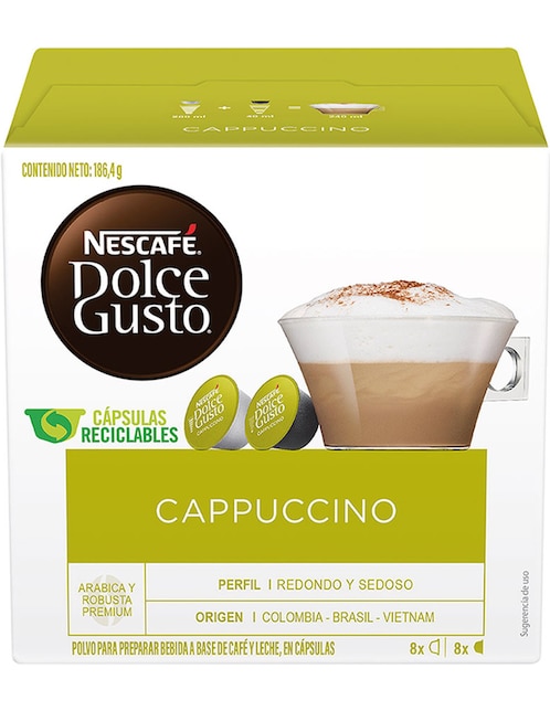 Set de 16 cápsulas Cappuccino Nescafé Dolce Gusto