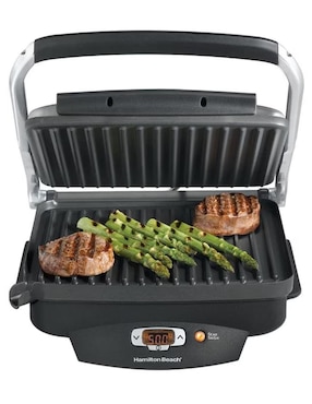 Parrilla eléctrica Hamilton Beach 25331 de acero inoxidable
