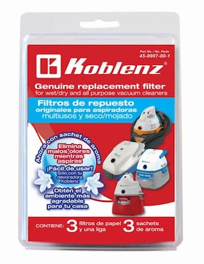 Imagen de producto Blistet de sachets y filtros Koblenz 45-0907-00-1