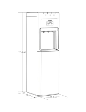 Dispensador de agua eléctrico Whirlpool WK5915BD