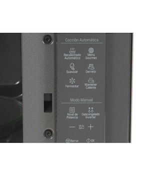 Horno de microondas convencional Lg modelo MS1596CIR
