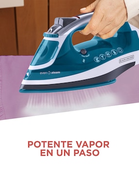 Plancha Black + Decker even steam ICR1924 suela cerámica