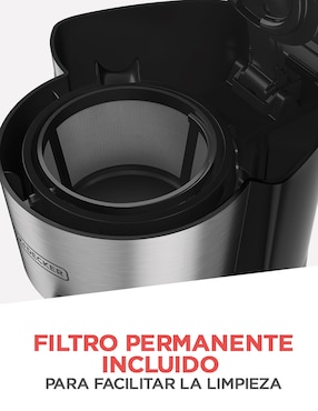 Cafetera de goteo Black + Decker cm0755s-mx