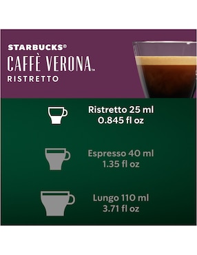 Set de 12 cápsulas café Nespresso Starbucks