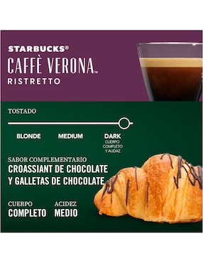 Set de 12 cápsulas café Nespresso Starbucks