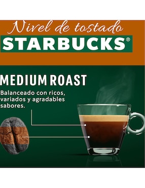 Set de 10 cápsulas café Nespresso Starbucks