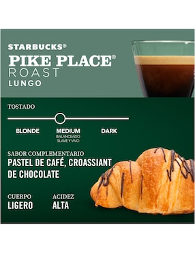 Set de 10 cápsulas café Nespresso Starbucks