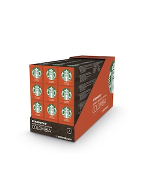 Set de 10 cápsulas Starbucks Nespresso Colombia