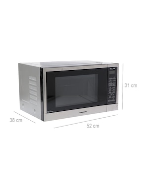 Horno de microondas con grill Panasonic modelo NN-GT67KSRPH 1.1 pies cúbicos