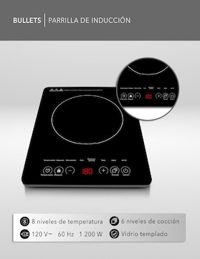 Parrilla eléctrica Rca RC-12A3 de cristal