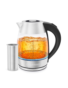 Tetera eléctrica Chefman de cristal