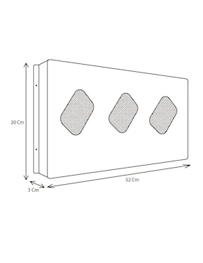 Calefactor de pared eléctrico Calor Solar de 127 V
