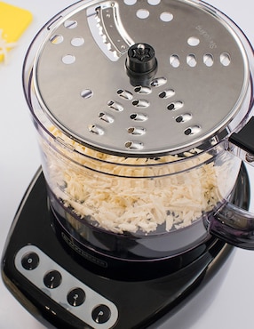Procesador de alimentos Black + Decker cuchillas de acero inoxidable