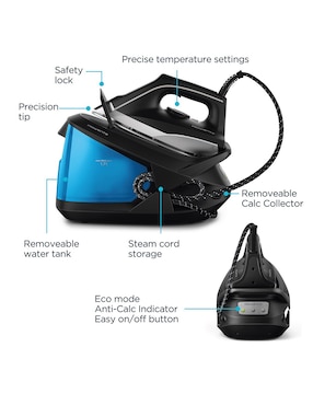 Central de vapor Rowenta compact steam pro VR8324U1 suela acero inoxidable