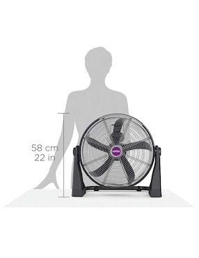 Ventilador profesional 2 en 1 piso y pared Vortex 20 pulgadas CFV-M020