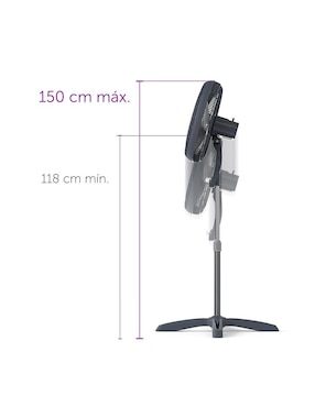 Ventilador de pedestal Vortex 3 velocidades