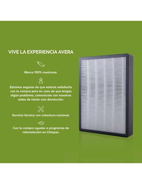 Purificador de aire Avera FRHEPA01