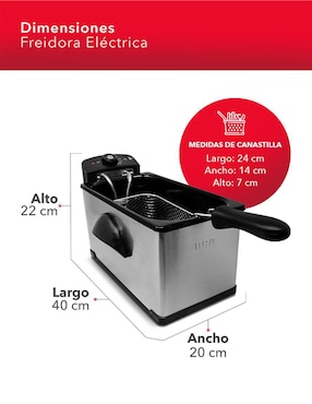 Freidora de aceite Rca 3 L Rc-Df303