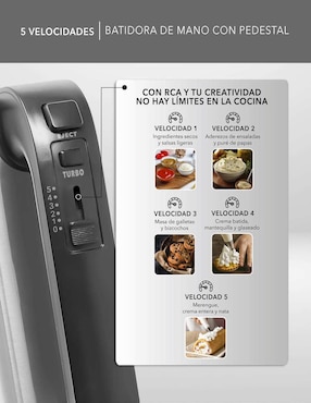Batidora de pedestal Rca 5 velocidades Rc-70