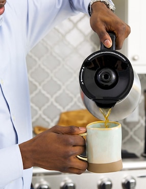 Cafetera de goteo Black + Decker de acero inoxidable